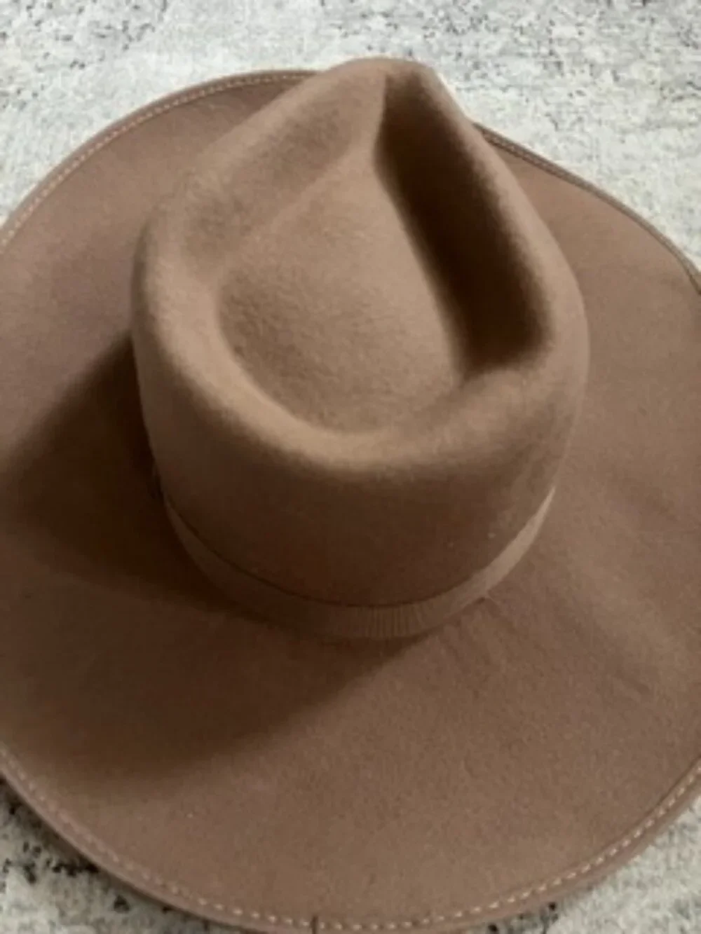 NWOT Olive & Pique 100% Wool Felt Brown Hat